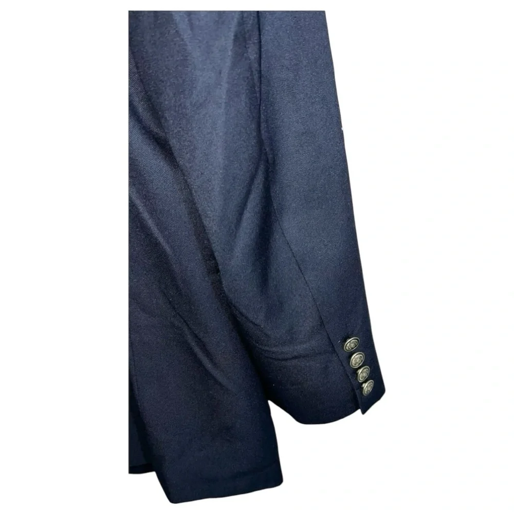 Haggar Sport Coat Blazer Men’s Size 44 Regular Blue 2 Button